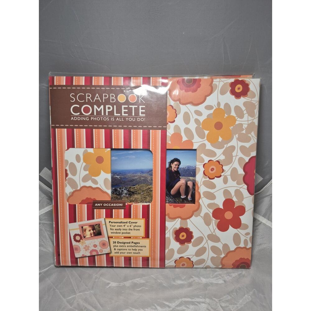 💥 Tapestry CR Gibson Scrapbook Complete 12x12 Post Bound Album All Occasion A2
